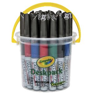 Crayola Dry Erase Markers Assorted 24 Deskpack