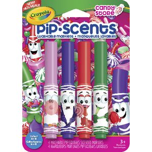 Crayola Pip Scents Markers Candy 4 Pack