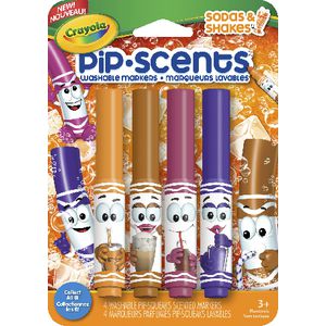 Crayola Pip Scents Markers Soda Shakes 4 Pack