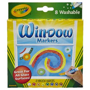 Crayola Washable Window Markers 8 Pack