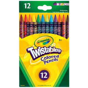 Crayola Twistable Coloured Pencils 12 Pack