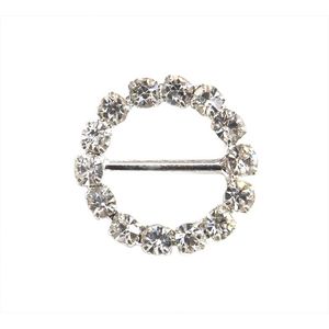 Paper Chic Diamante Buckles Round 5 Pack