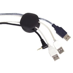 Wrapt Up Cord Manager Black