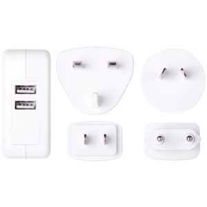 Budget 2 Port USB Travel Adaptor