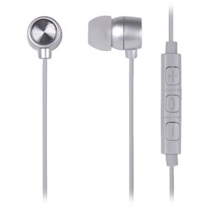 Qudo In Ear Premium Headphones Metallic Silver