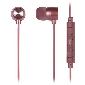 Qudo Premium Earphones Metallic Rose Gold