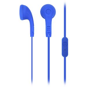 Qudo Earphones with Mic Blue
