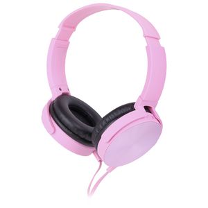 Qudo Overhead Smartphone Headphones Pink
