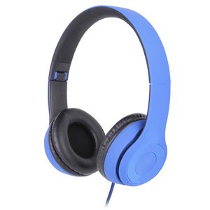 Qudo Premium Metallic On Ear Headphones Blue
