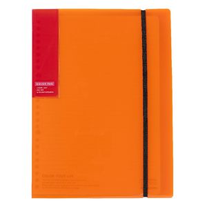 Kokuyo Color Tag Loose Leaf Holder Bi-Color B5 Orange