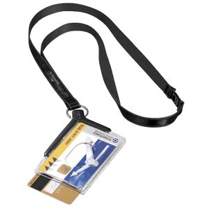 Durable Duo ID Card Holder with Lanyard