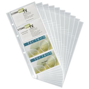Durable Visifix Business Card Refills 10 Pack