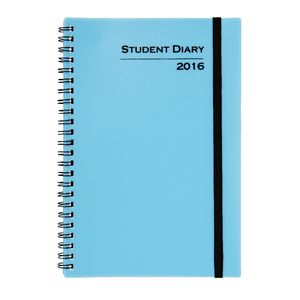 Cumberland Student A5 Week to View 2016 Diary Blue
