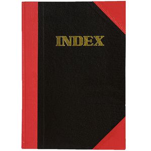 Cumberland A5 Red and Black Notebook Index