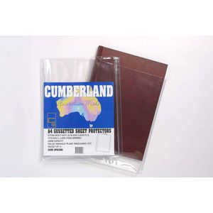 Cumberland A4 Heavy Weight Gusseted Sheet Protectors 10 Pack