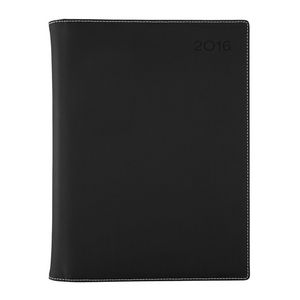 Collins Debden Associate A5 Day to Page 2016 Diary Black