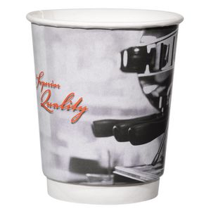 Star Services 227mL Printed Double Wall Paper Cups 500 Pack