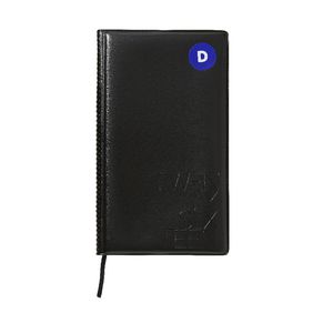 J.Burrows Octavo Day to Page 2016 Tabbed Diary Black
