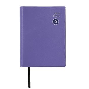 J.Burrows A5 Day to Page 2016 Executive Diary Purple