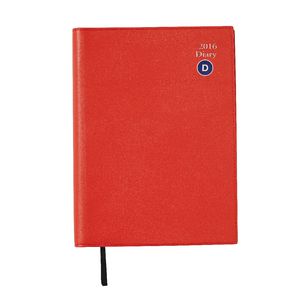 J.Burrows A4 Day to Page 2016 Executive Diary Red