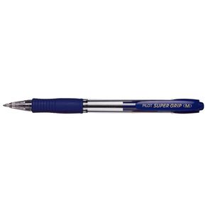 Pilot Super Grip Retractable Ballpoint Pen Blue 4 Pack