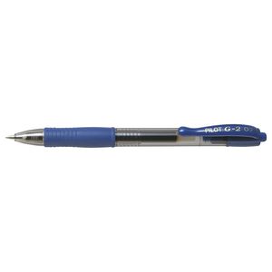 Pilot G-2 Fine Retractable Gel Pens Blue 4 Pack