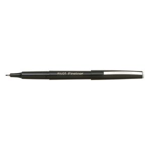 Pilot 0.4mm Fineliners Black 12 Pack
