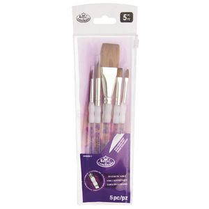 Royal & Langnickel Synthetic Sable Stroke Brush Set 4 Piece