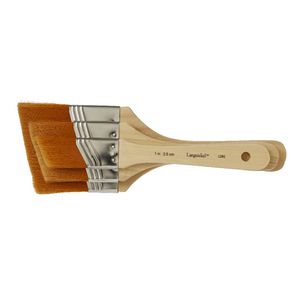Royal & Langnickel Gold Angular Taklon Brush Set 3 Pack