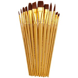 Royal & Langnickel Soft Brown Paintbrush Set 12 Piece
