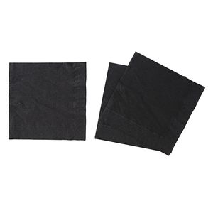 Star Luncheon Napkins 2 Ply Black 2000 Pack