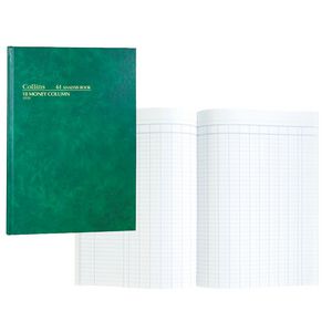 Collins 61 A4 Analysis Book 18 Money Column
