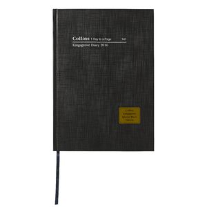 Collins Debden Kingsgrove A4 Day to Page LE 2016 Diary Black