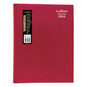 Collins Debden Vanessa A4 Day to Page 2016 Diary Assorted