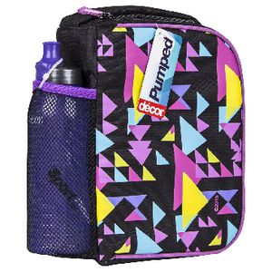 Decor Pumped Cooler Bag with Slider Sport Bottle Assorted