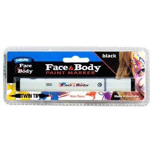 Derivan Face and Body Paint Marker Black