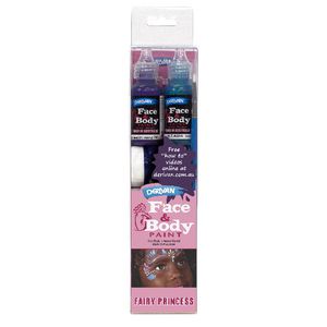 Derivan Face Paint Stencil Set Fairy Princess