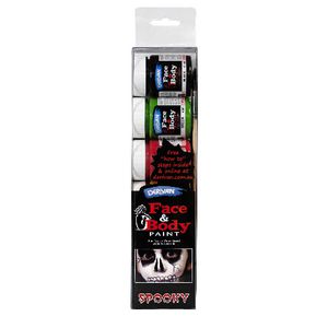 Derivan Face Paint Stencil Set Spooky