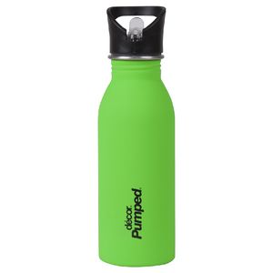 Decor Pumped Soft Touch Stainless Steel Bottle Assorted