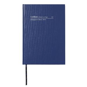 Collins Debden Kingsgrove A4 2 Days to Page 2016 Diary Blue