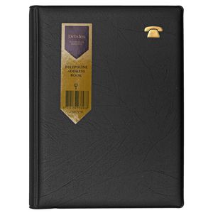 Debden Spiral Bound Address Book Black