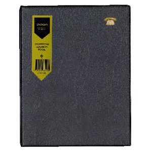 Collins Debden 3 Ring Address Book Black