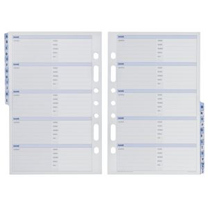 Dayplanner Desk Refill A-Z Tabs