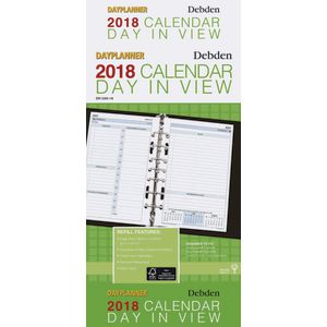 Collins Debden 2 Days Per Page 2018 Desk Calendar