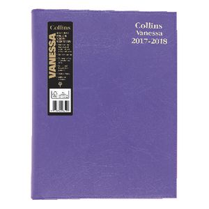 Collins Vanessa A4 WTV 17/18 Financial Diary Purple