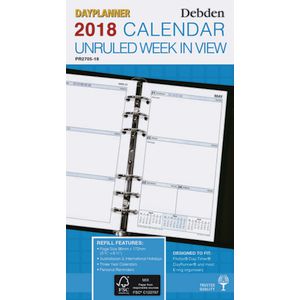 Collins Debden Weekly Dated Unruled Personal Planner