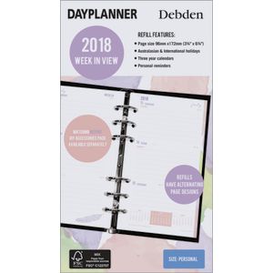 Collins Debden Weekly Dated Planner Refill