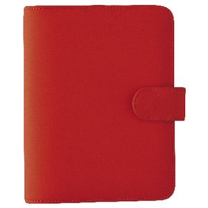 Dayplanner Personal Organiser Snap Closure Red