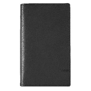 Dayplanner Personal Organiser Leather Slim Black