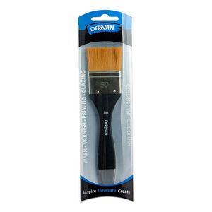 Derivan Short Handle Flat Paintbrush 50mm
